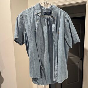 Polo by Ralph Lauren Light Blue Casual Button Down Shirt